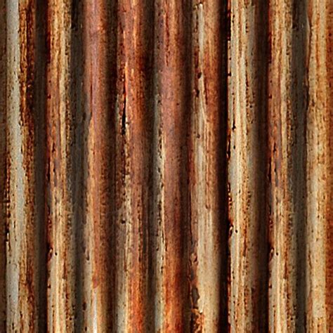 rust on corrugated metal